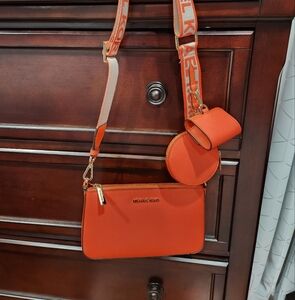 Michael Kors Orange Crossbody Bag